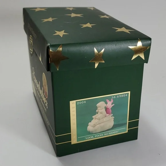 Snowbabies "Look, Pooh! No Hands!" Figurine - Picture 8 of 10